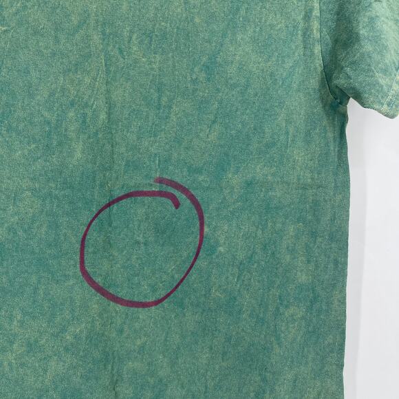 Kurt Cobain Green Acid Wash Graphic Band Tee Small NWOT - Picture 4 of 7